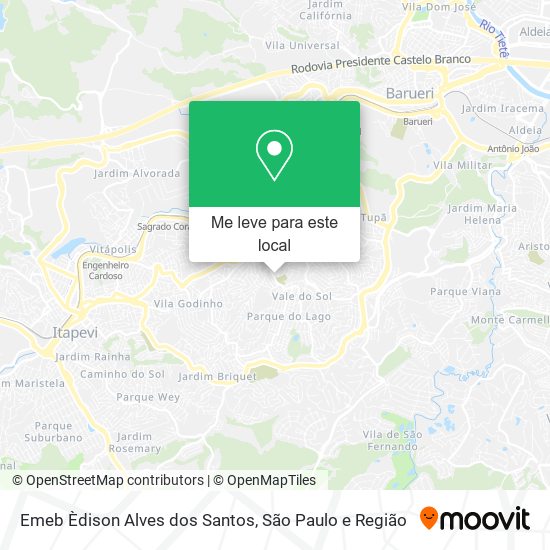 Emeb Èdison Alves dos Santos mapa