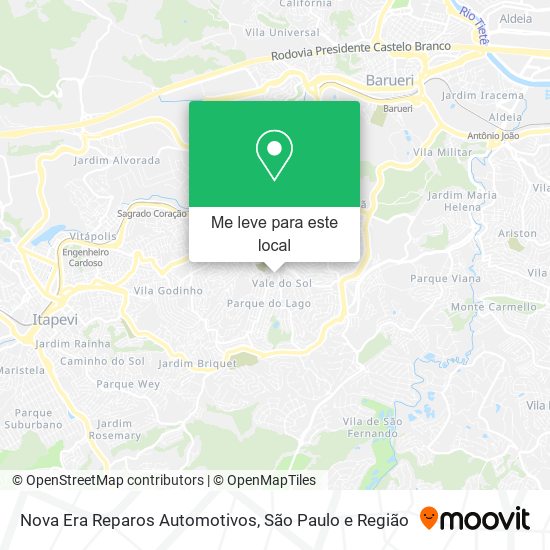 Nova Era Reparos Automotivos mapa
