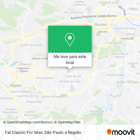 Fal Classic For Man mapa