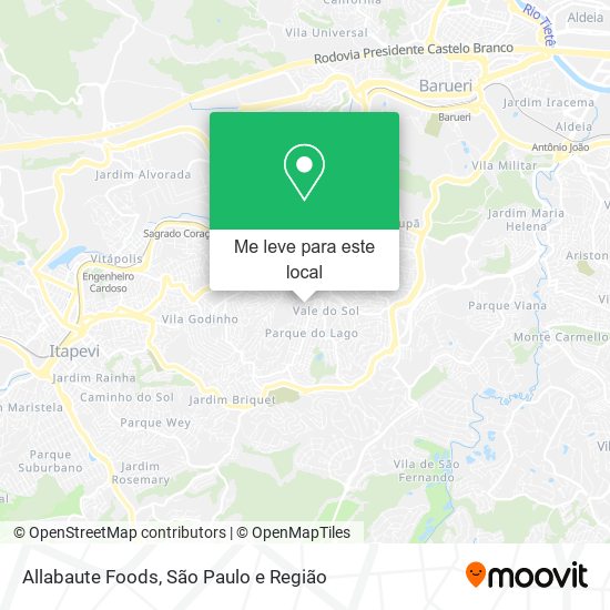 Allabaute Foods mapa