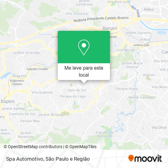 Spa Automotivo mapa