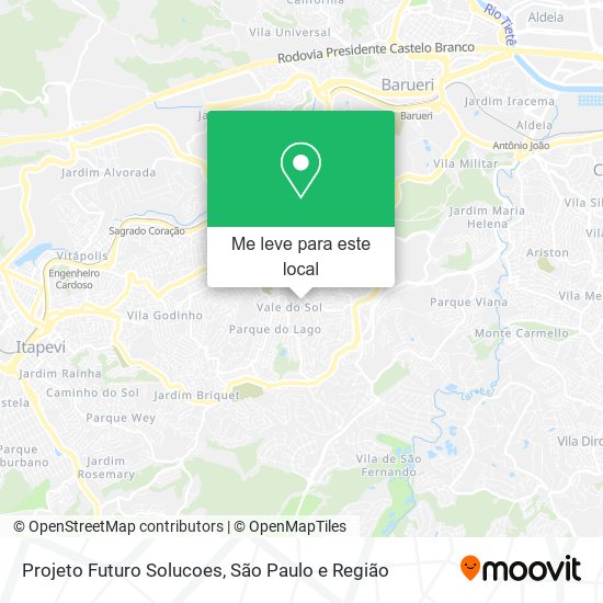 Projeto Futuro Solucoes mapa