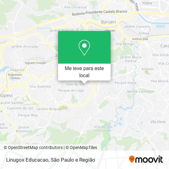 Linugox Educacao mapa