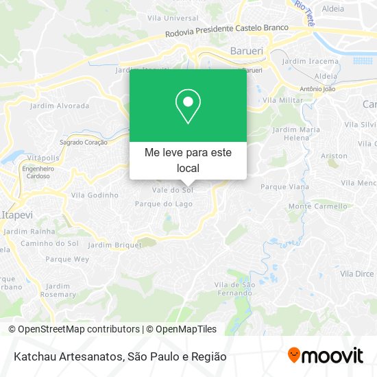 Katchau Artesanatos mapa
