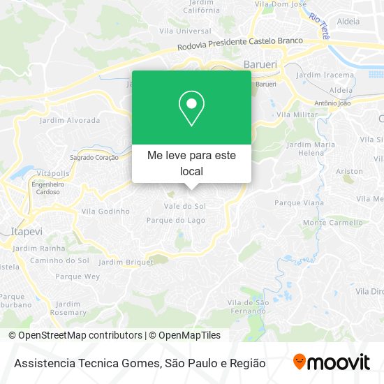 Assistencia Tecnica Gomes mapa