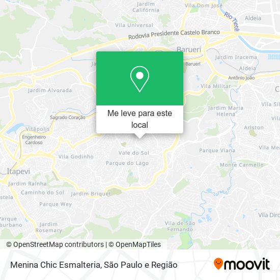 Menina Chic Esmalteria mapa