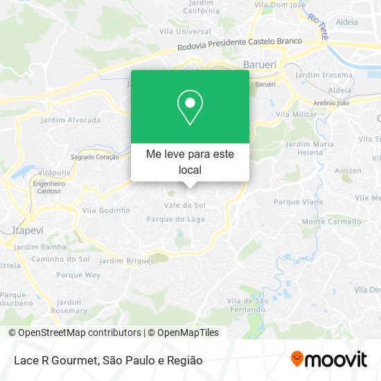 Lace R Gourmet mapa