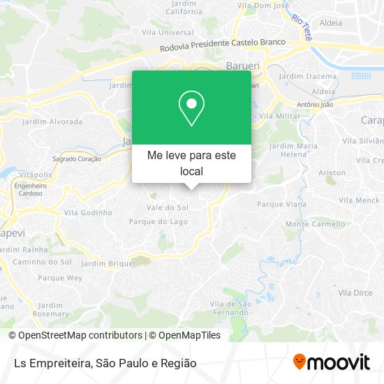 Ls Empreiteira mapa