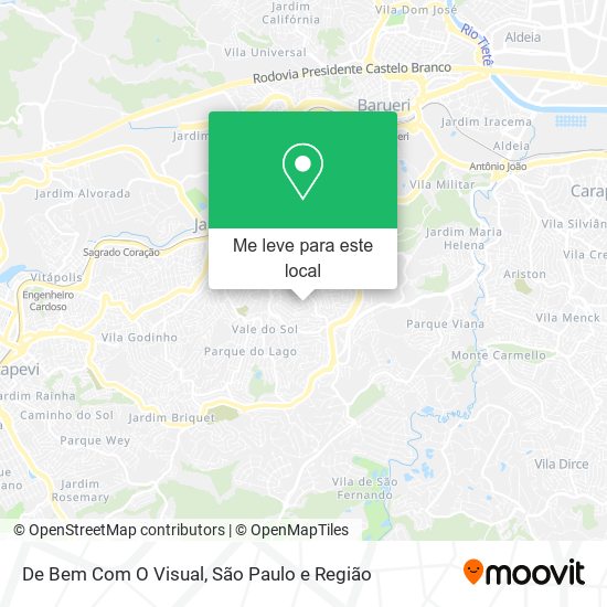 De Bem Com O Visual mapa