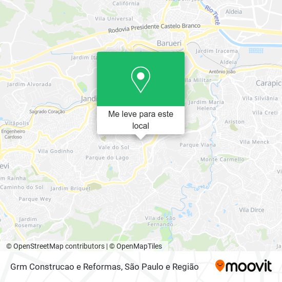 Grm Construcao e Reformas mapa