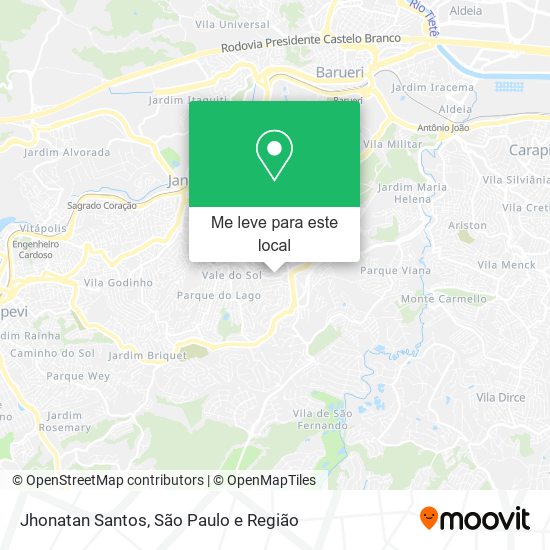 Jhonatan Santos mapa