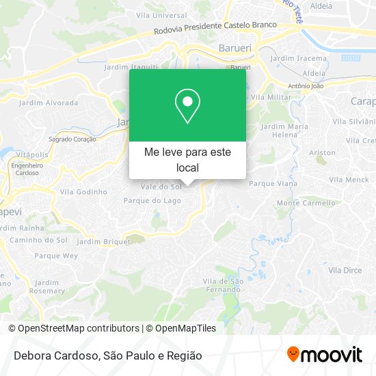 Debora Cardoso mapa