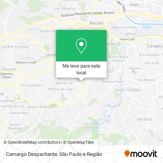 Camargo Despachante mapa