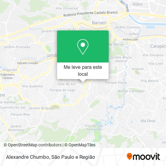 Alexandre Chumbo mapa