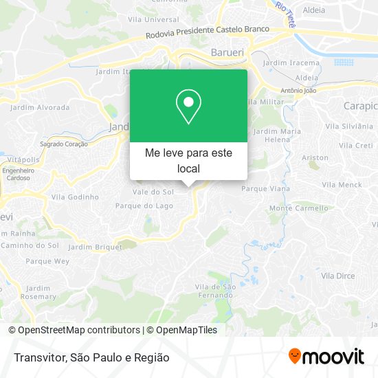 Transvitor mapa