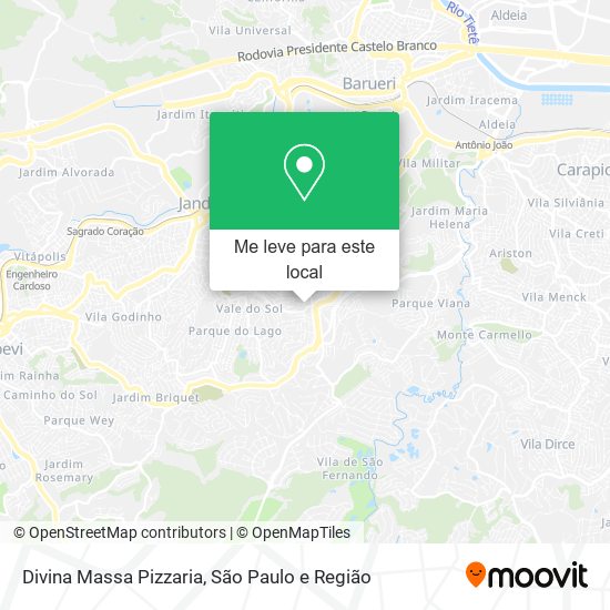 Divina Massa Pizzaria mapa