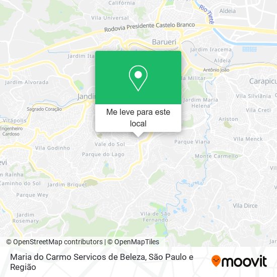 Maria do Carmo Servicos de Beleza mapa