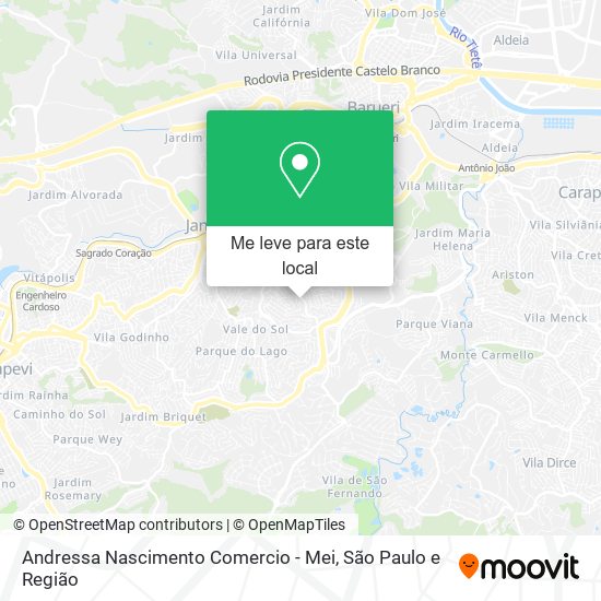 Andressa Nascimento Comercio - Mei mapa