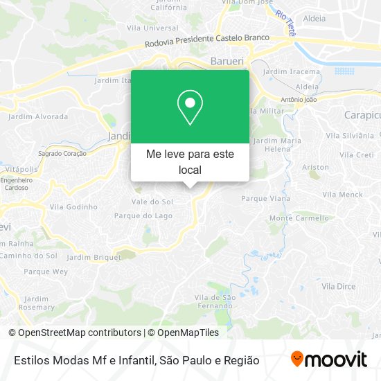 Estilos Modas Mf e Infantil mapa