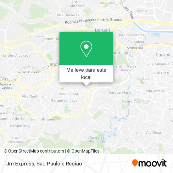 Jm Express mapa