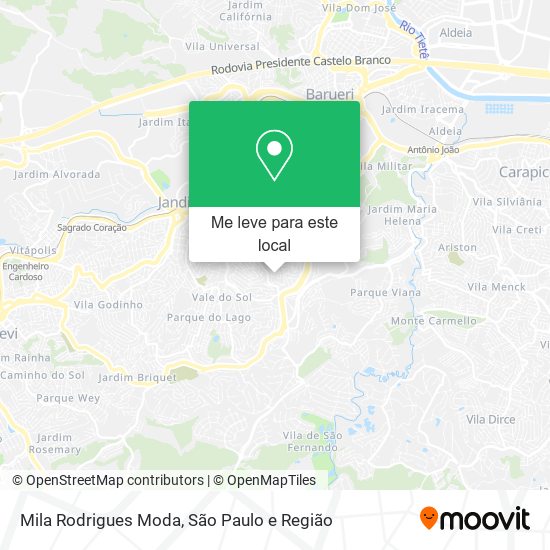 Mila Rodrigues Moda mapa