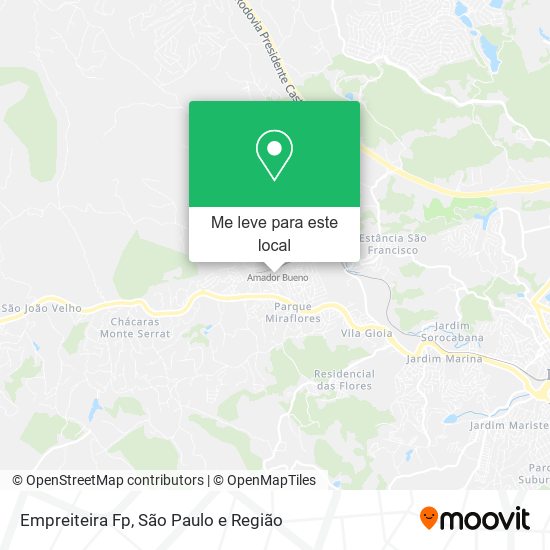 Empreiteira Fp mapa