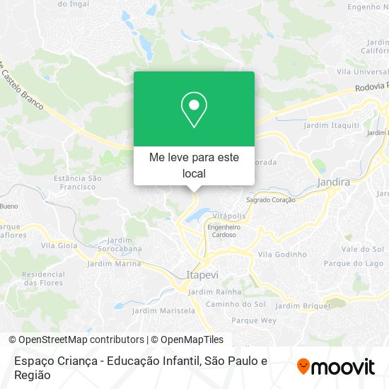 Espaço Criança - Educação Infantil mapa