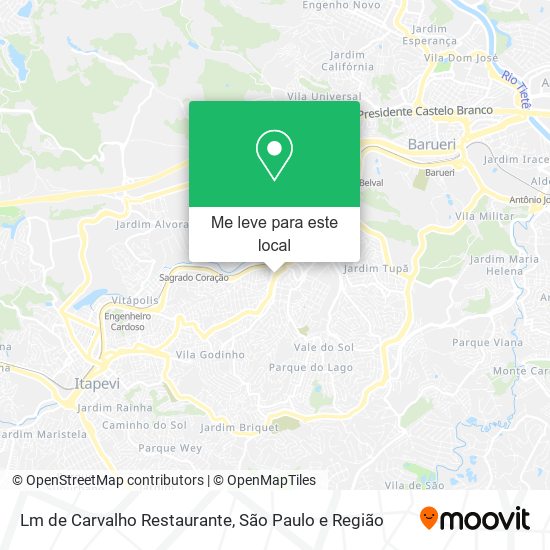 Lm de Carvalho Restaurante mapa