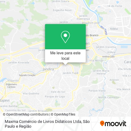 Maxma Comércio de Livros Didáticos Ltda mapa