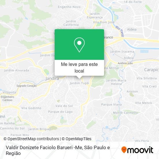 Valdir Donizete Faciolo Barueri -Me mapa