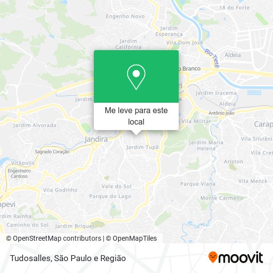 Tudosalles mapa