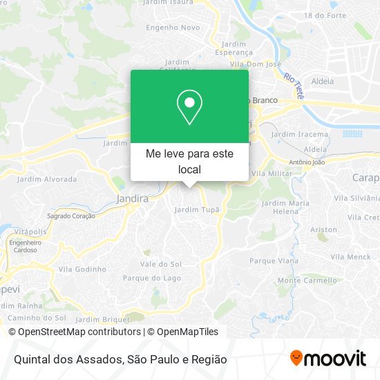 Quintal dos Assados mapa