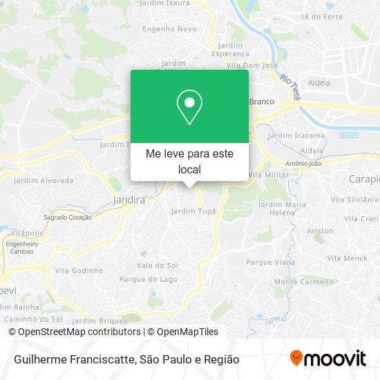 Guilherme Franciscatte mapa