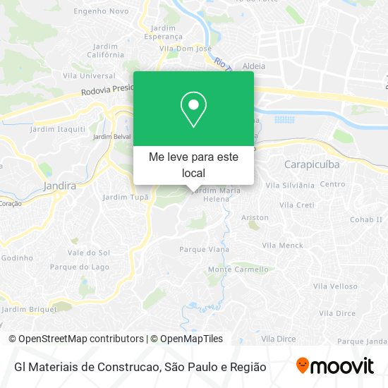 Gl Materiais de Construcao mapa