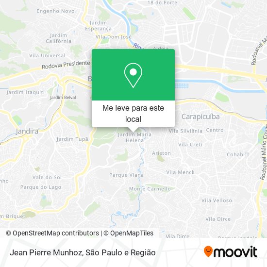 Jean Pierre Munhoz mapa