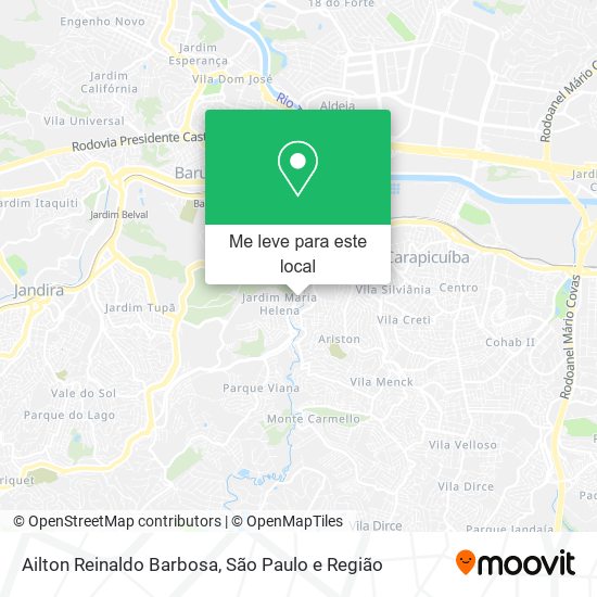 Ailton Reinaldo Barbosa mapa