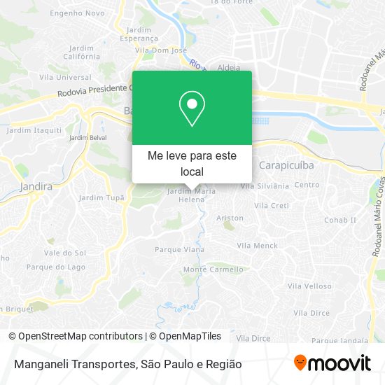 Manganeli Transportes mapa