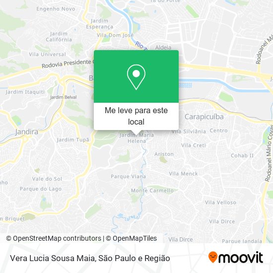 Vera Lucia Sousa Maia mapa