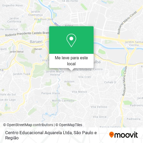 Centro Educacional Aquarela Ltda mapa