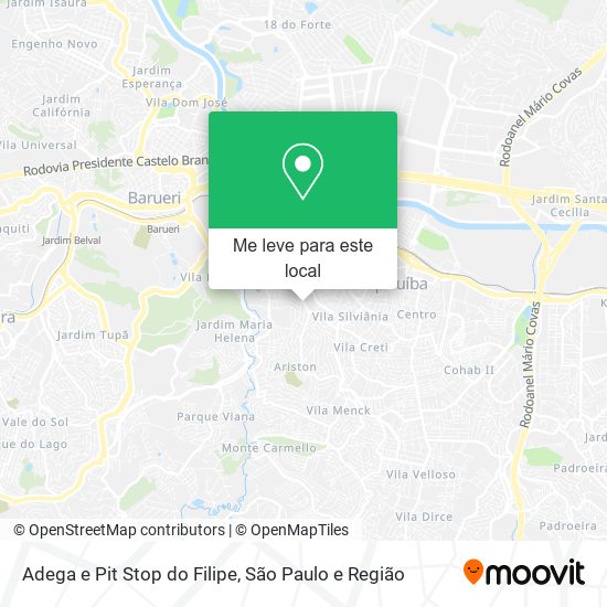 Adega e Pit Stop do Filipe mapa