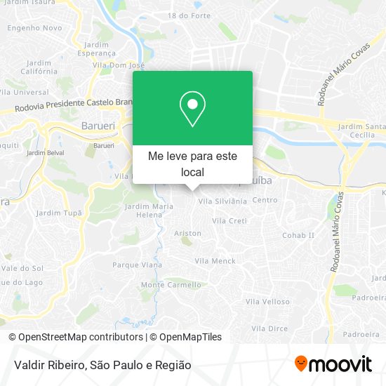 Valdir Ribeiro mapa