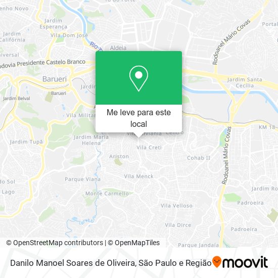 Danilo Manoel Soares de Oliveira mapa