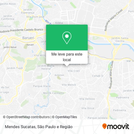 Mendes Sucatas mapa