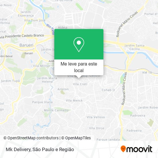 Mk Delivery mapa