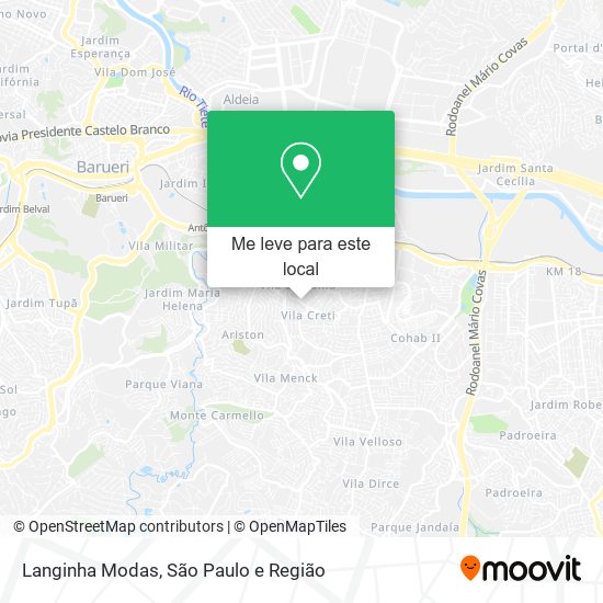 Langinha Modas mapa