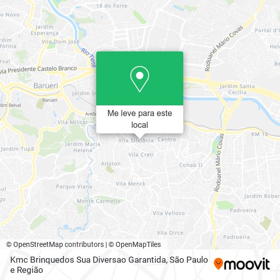 Kmc Brinquedos Sua Diversao Garantida mapa