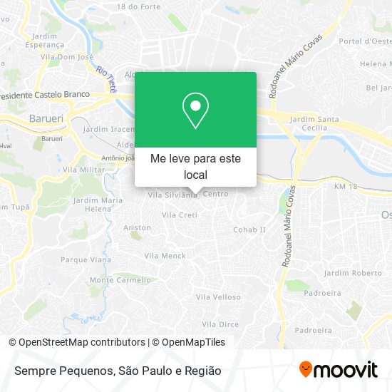 Sempre Pequenos mapa