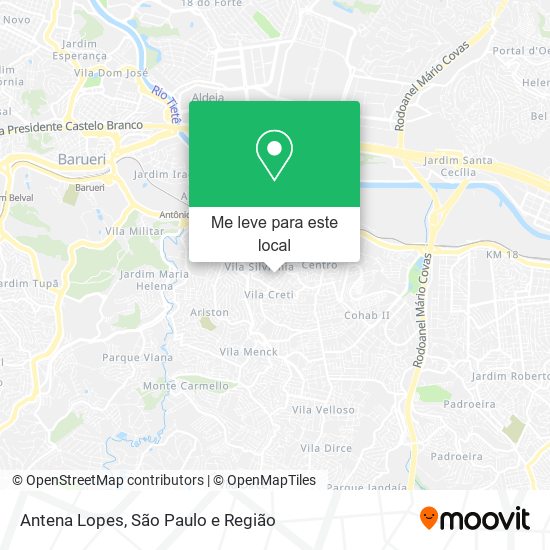 Antena Lopes mapa