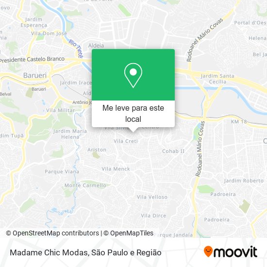 Madame Chic Modas mapa