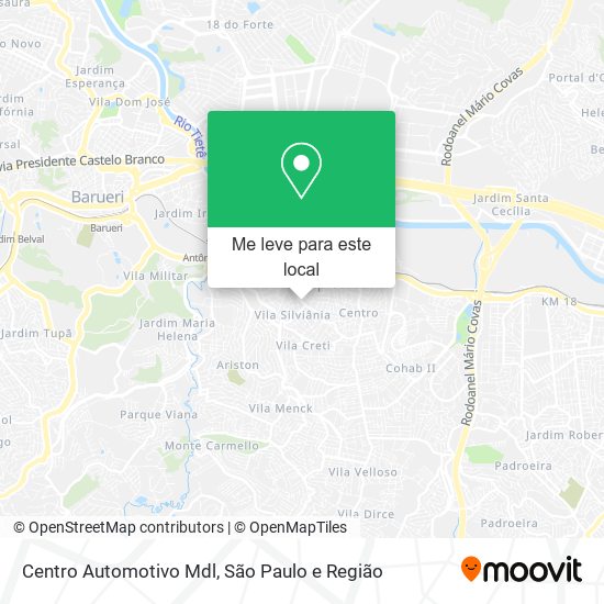 Centro Automotivo Mdl mapa